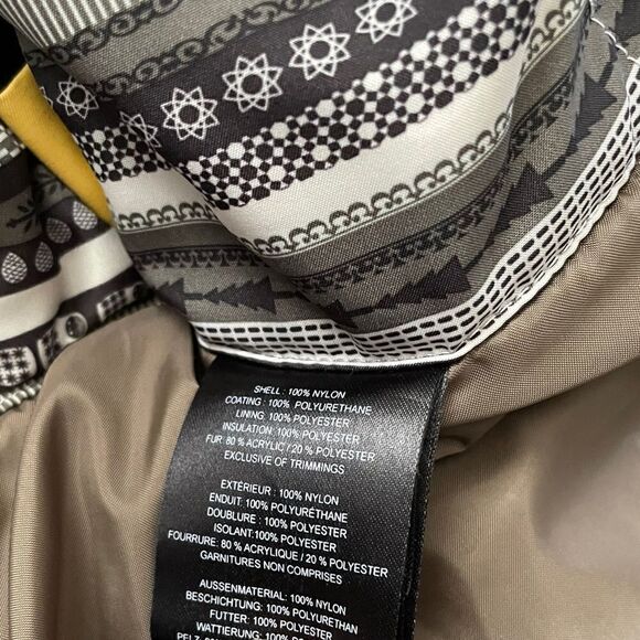 ORAGE Insulated Winter Jacket Yellow Size Small - Picture 11 of 15